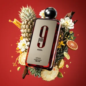 Afnan 9PM Rebel 100ML, Unisex Perfume, Long-Lasting Eau De Parfum, Fruity Woody Fragrance, Sophisticated Scent, Luxury Perfume