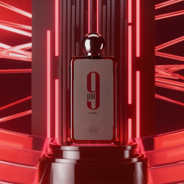 Afnan 9PM Rebel 100ML, Unisex Perfume, Long-Lasting Eau De Parfum, Fruity Woody Fragrance, Sophisticated Scent, Luxury Perfume
