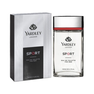 Yardley London Men’s Sport Eau De Toilette – 100ML Fresh & Energizing Fragrance with Citrus, Marine & Woody Notes